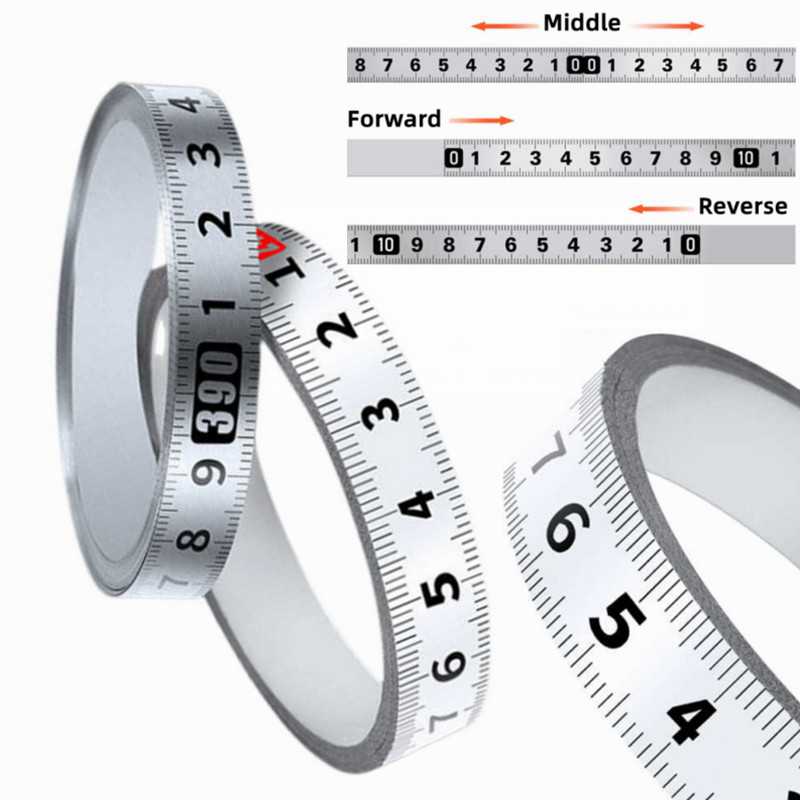 Workshop Cutting Tools - 1M Stainless Steel Self Adhesive Measuring