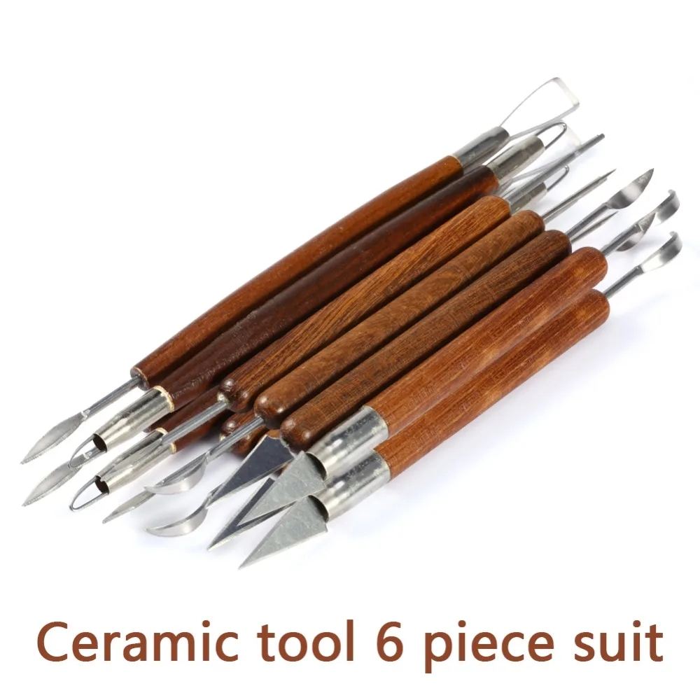 6PCS Sculpting Tool Pottery Wo - Workshop Tools For Carpentry recension och pris