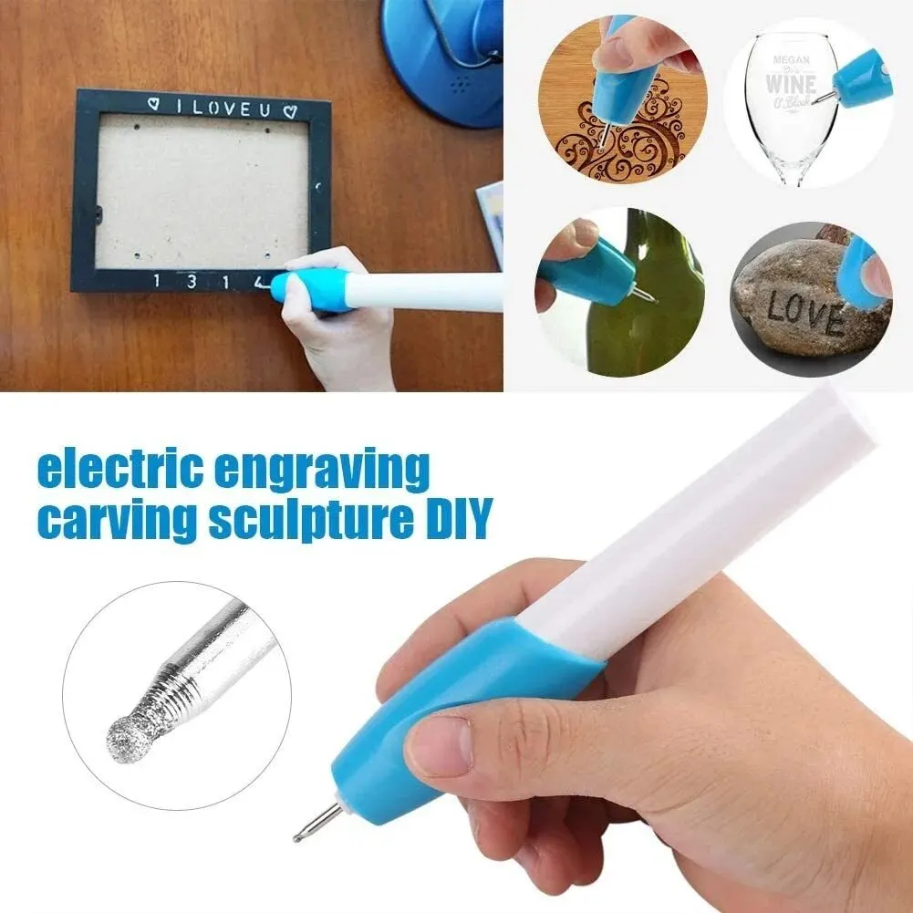 Mini Electric Engraving Pen Bl - Workshop Tools For Carpentry recension och pris
